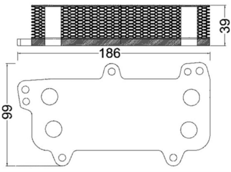 YAĞ SOGUTUCU BNZ BPC AXD AXE BLJ BAC BPE VW TOUAREG TRANSPORTER V 2.5 TDI 2003>2010