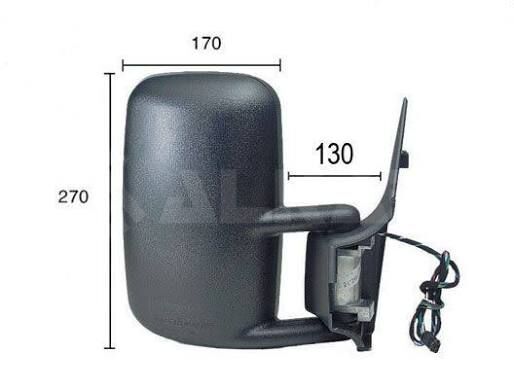 DİKİZ AYNASI DIŞ SAĞ EKLEKTRIKLI MERCEDES SPRINTER 1996>2006