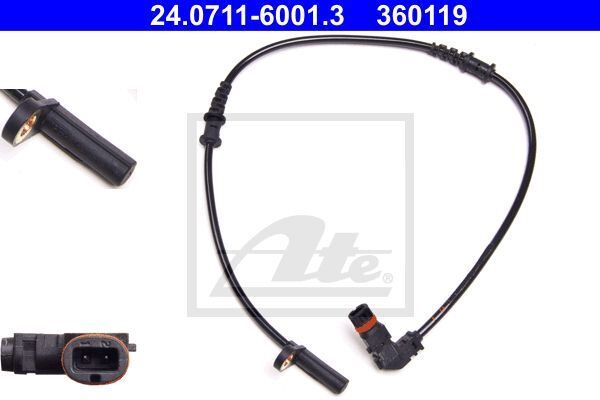 ABS HIZ SENSORU 565MM MERCEDES  CLC CL203 CLK C209 W203 S203 2000>