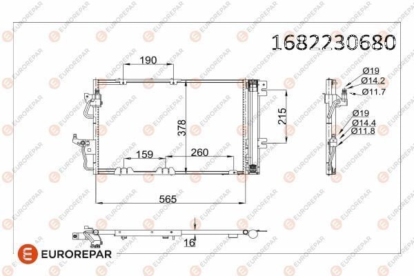 KLİMA RADYATÖRÜ ASTRA H Z16XER OPEL