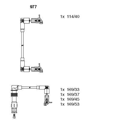 BUJİ KABLOSU AFH1,4 16V VW CORDOBA/İBİZA POLO