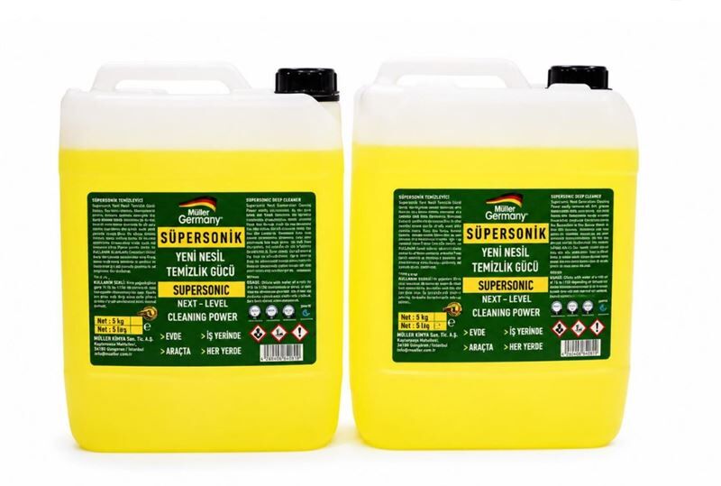SUPERSONİK TEMİZLEYİCİ LEKE ÇIKARICI 5 LT (KOLİ ADET:4) UNIVERSAL