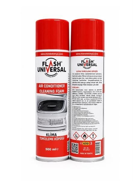 KLİMA TEMİZLEME KÖPÜĞÜ 500 ML (KOLİ ADET:24] UNIVERSAL