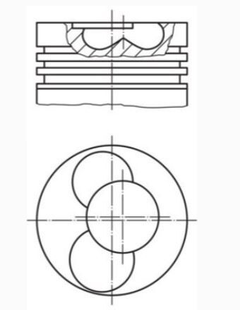 PİSTON SEGMAN (79,5 MM) (STD) (3-4 PISTON) VW POLO AMF-BNV-BNM 1,4 TDI POLO-CORDOBA-FABIA (FM 87-72161 STD)