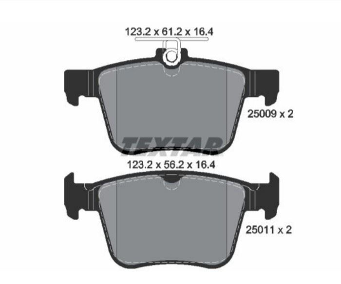 FREN BALATASI ARKA (GDB1957) VW GOLF 7-8 PASSAT TIGUAN TOURAN T-ROC 2013>