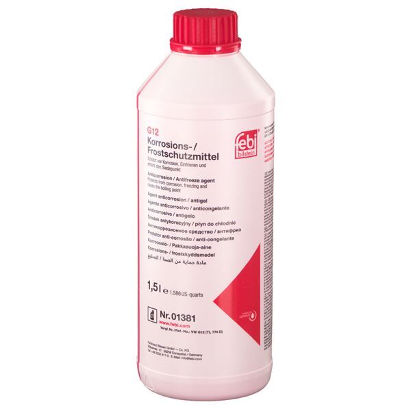 ANTİFRİZ KOLİ 12 Lİ1,5 LT KIRMIZI VW