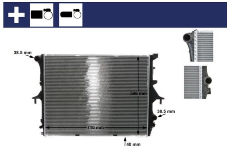 SU RADYATORU 8MK 376 719-004 VW TOUAREG CAYANNE Q7 2003>