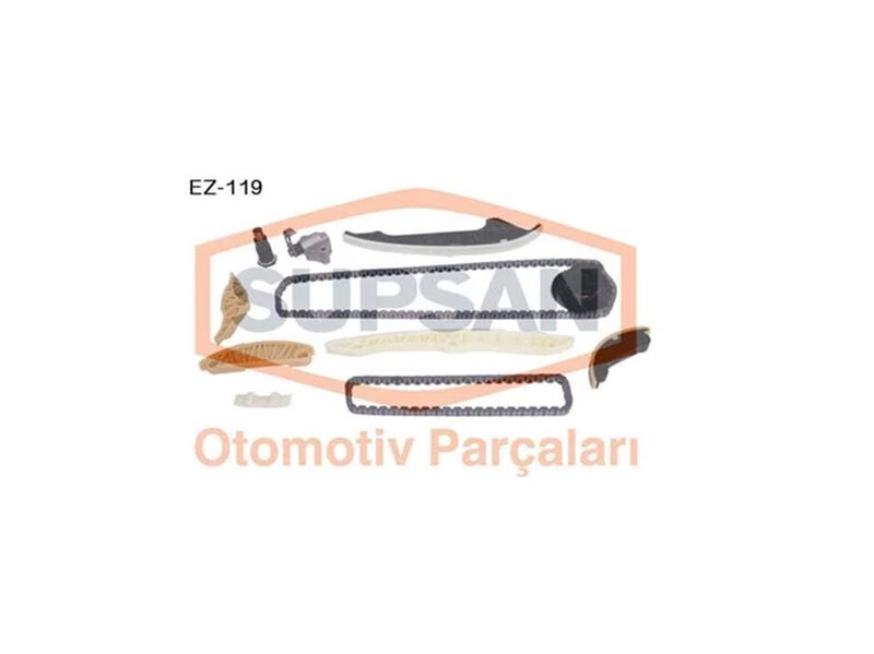 EKSANTIRIK ZINCIRI SETI 11 PARÇA VW GOLF 5-6-7 JETTA PASSAT TIGUAN A3 A4 A5 Q5 BZB-CAWA-CBFA-CFPA-CGYA-CCTB CAWB CCZB CCZA CBFA 1.8 TSI 2.0 TFSI  2004>