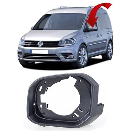 AYNA ÇERÇEVESİ SOL SİYAH VW CADDY 2016>
