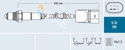 LAMBDA SENSÖRÜ BBY ÖN 465mm VW POLO  01-