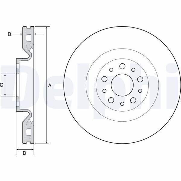 FREN DİSKİ COMBO D ÖN (305 MM) 1.6 MTJ OPEL