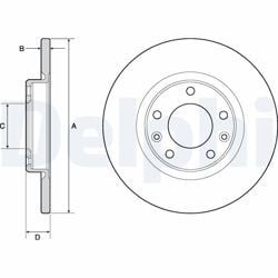 FREN DİSKİ COMBO E GRANDLAND X ARKA 268MM OPEL