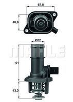 KALEM TERMOSTAT (105°) (FLANŞLI) VW GOLF4-BORA-A3-TOLEDO BFQ OTOMOTİK 1.6 FSI 1995>2008