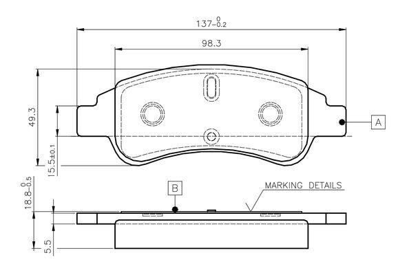 FREN BALATASI ÖN CITROEN BERLINGO-PARTNER-P1007-C2-C3-C4-XSARA-PICASSO-P207-P301-CELYSEE-P208-P2008-C4 2002>