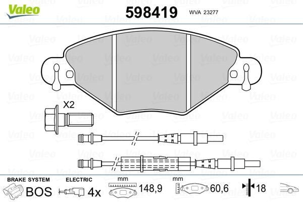 FREN BALATASI CITROEN C5 2.0İ 16V