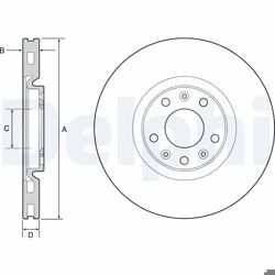 FREN DİSKİ RCZ ÖN 1.6 16V 10- ÖN 302mm OPEL