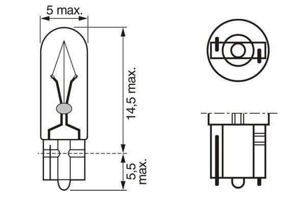 AMPUL (KÜÇÜK) 12V 1,2W 286 VW
