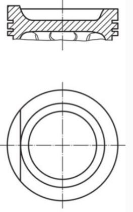 PİSTON SEGMAN (81,01MM STD) VW T4 AAC AAF AEU 2.0-2.5 1990>2003