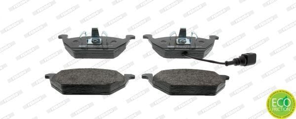 FREN BALATASI ÖN FİŞLİ (GDB1658) VW A2 A3 ALTEA IBIZA LEON TOLEDO FABIA OCTAVIA BEETLE GOLF BORA JETTA POLO CADDY 1.2 1.4 1.6 1.8 1.9 3.2 1996-2019
