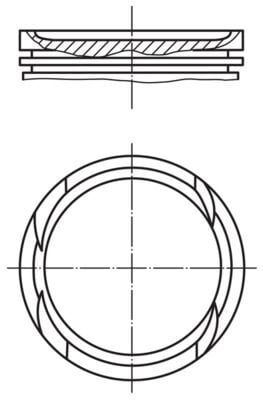 PİSTON-SEKMAN ASTRA J INSIGNIA AVEO A14NET 72,5mm OPEL