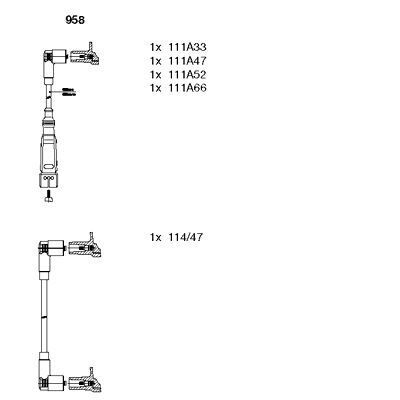 BUJİ KABLOSU AEE1,4- 1,6 VW POLO  1995-1999