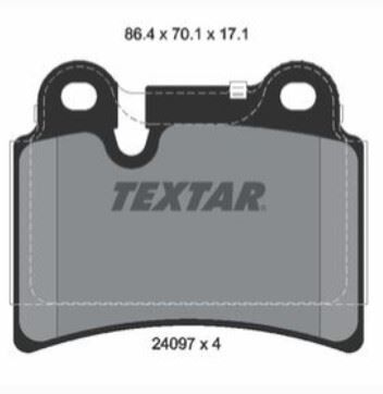 FREN BALATASI ARKA VW TOUAREG 3.0 TDI 2002/2010