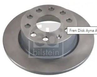 FREN DİSKİ ARKA DOLU 5 DELİK 252,7 MM SKODA OCTAVIA III 2012>