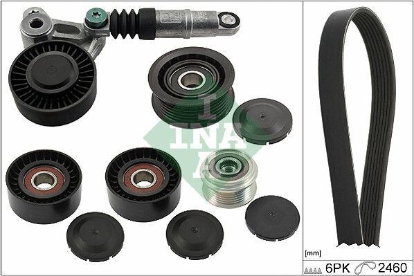V KAYIŞ GERGİ SETİ 535 0222 10+534 0356 10+532 0557 10+532 0160 10+6PK24603.0 TDİ AUDI A5