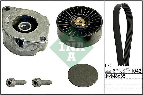V KAYIŞ GERGİ SETİ 533 0086 30+531 0729 10+6PK10431.9 TDİ 1Y VW POLO CLS CADDY GOLF III