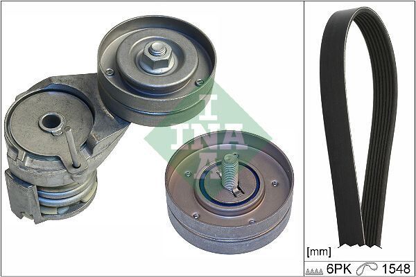 V KAYIŞ GERGİ SETİ 534 0138 30+532 0326 30+6PK15481.6 16V BCB VW GOLF IV-BORA