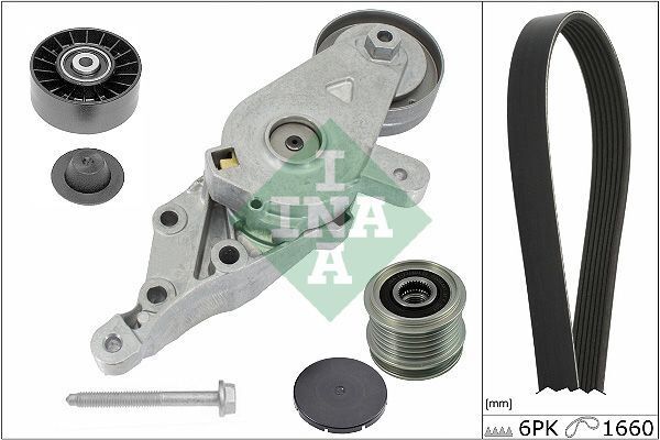 V KAYIŞ GERGİ SETİ 535 0010 10+534 0140 30+532 0330 10+6PK16601.9 TDİ AGP AQM VW GOLF IV