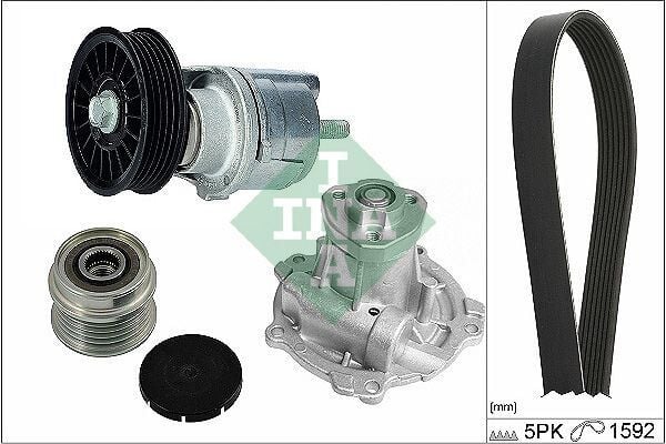 V KAYIŞ GERGİ SETİ+DEVİRDAİM 980158+535 0005 10+534 0185 10+5PK15921.9 TDİ AVN AVG VW PASSAT