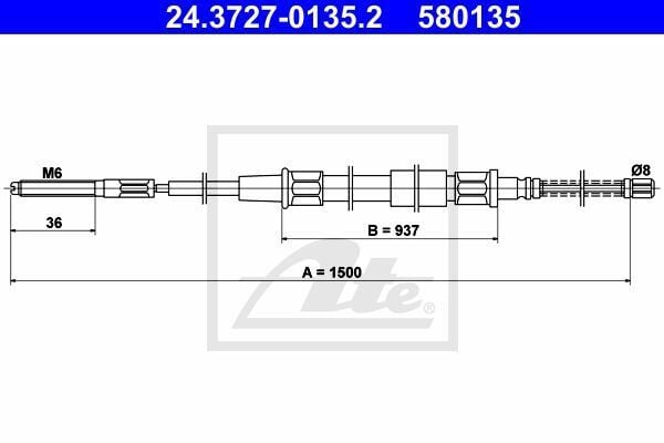 EL FREN TELİ ARKA(1170301400) VW GOLF III-IV 91-98