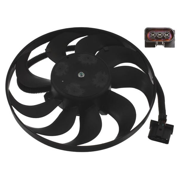 FAN MOTORU KÜÇÜK (290 mm) GOLF4-BORA-A3-TOLEDO VW AKL-BFQ-AGU-AGN-BCB-AGR 1,6-1,8-1,9 TDİ 97-04