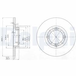 FREN DİSKİ SPARK 05> 236 MM TAKIM ÖN OPEL