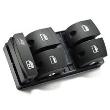 CAM AÇMA KAPATMA VE KİLİTLEME DÜĞMESİ SOL 4 LÜ AUDI A3-A6-Q7 1.6 TDI-2.0 TDI 2004>2015