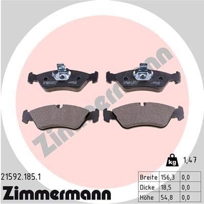 FREN BALATASI ARKA FİŞLİ (GDB1263) VW LT 28-35-28-46 SPRINTER G SERISI 2.3-2.5-2.8 1980>