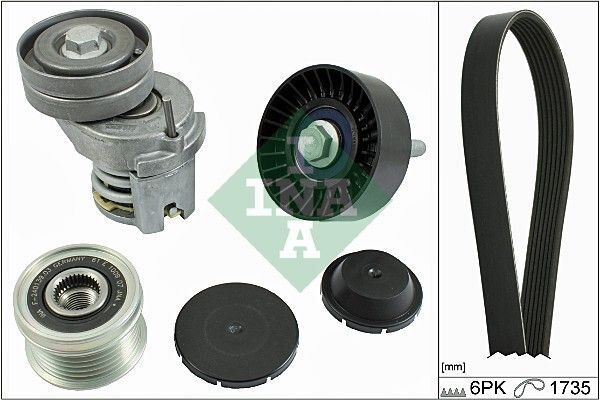 V KAYIŞ GERGİ SETİ 535 0155 10+534 0065 10+532 0346 10+6PK17351.4 TSİ CAXA VW GOLF V JETTA PASSAT