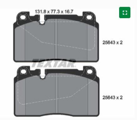 FREN BALATASI  ÖN AUDI A4/A5/A6  05/09