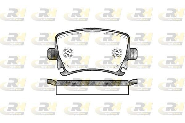 FREN BALATASI ARKA VW CADDY GOLF PASSAT OCTAVIA SUPERB LEON TOLEDO A4 A6 1,4 1,9 2,0 2004>