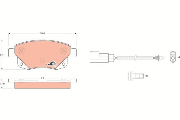 FREN BALATASI 2.2-2.4 TDCI ARKA FORD TRANSIT  06/11