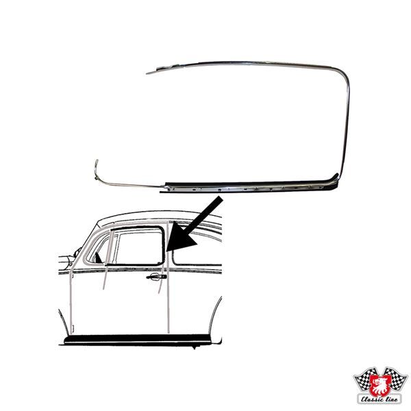 YAN CAM NİKELAJI SOL VW KAEFER  54-85