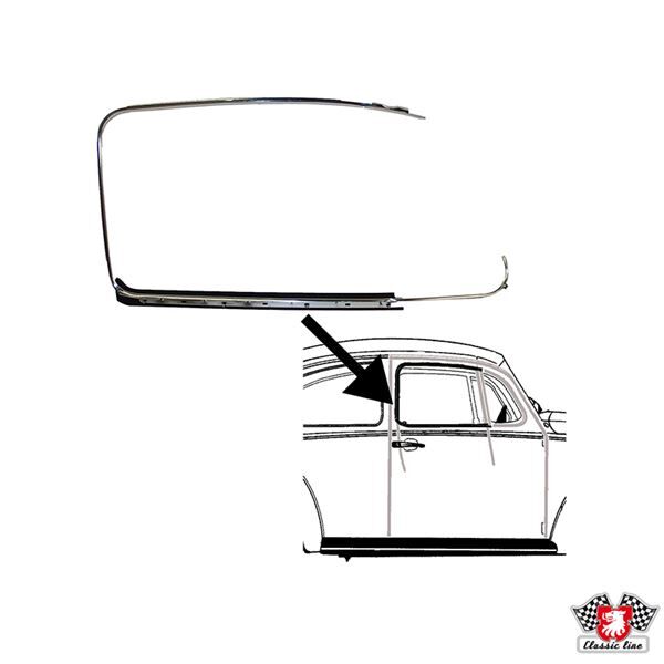 YAN CAM NİKELAJI SAĞ VW KAEFER  54-85