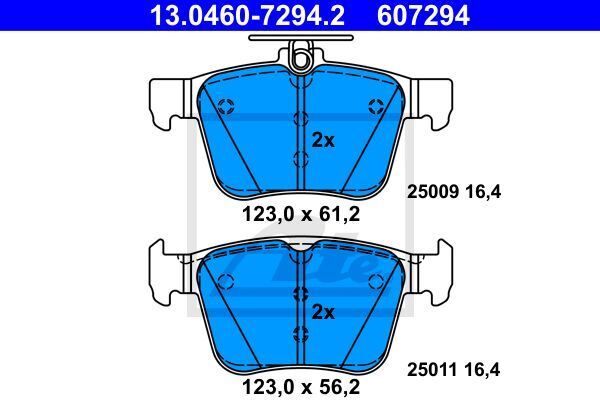FREN BALATASI ARKA VW GOLF 7-8 PASSAT TİGUAN TOURAN T-ROC 2013>