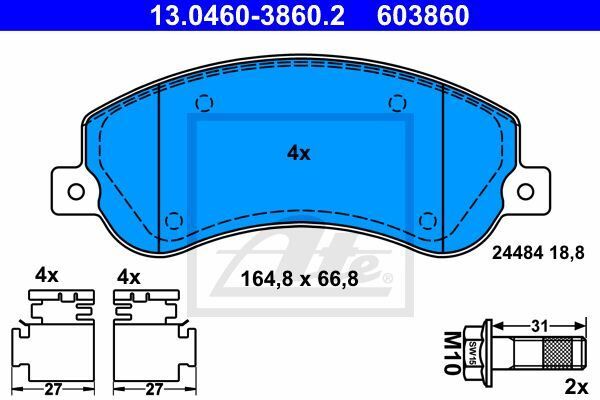FREN BALATASI ÖN VW AMAROK TRANSIT 2,2 2,4 3,2 06>16