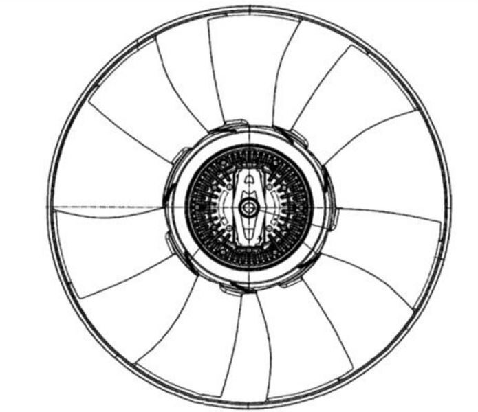 FAN TERMİĞİ KOMPLE KOMPLE CKUB CSNA CKUC VW CRAFTER SPRİNTER 2.0 TDI 2011>