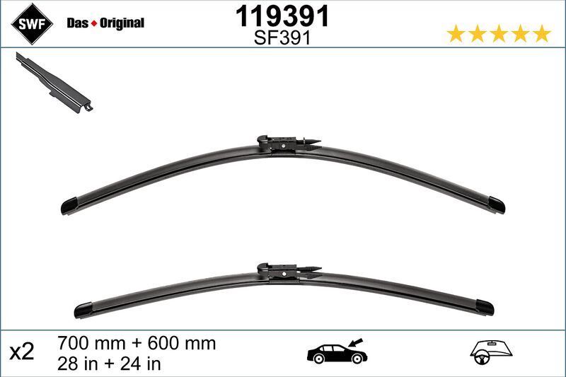 SILECEK SUPURGESI ÖN TAKIM 700×600MM C4 CITROEN