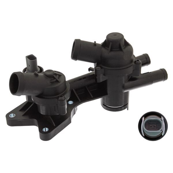 TERMOSTAT KOMPLE (87°C°)-BLF-BAG-BLP VW GOLF-PASSAT-TOURAN-A3 1.6 FSI 2003>2008