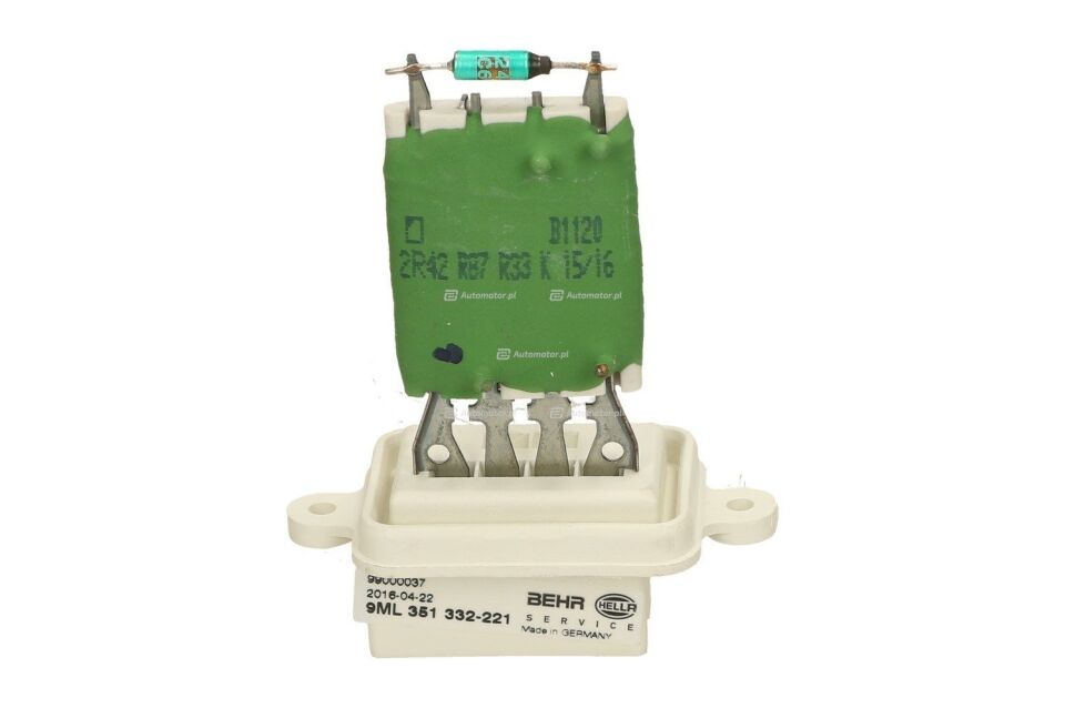 KALORİFER REZİSTANI MERİVA A 03-10 OPEL PSA-9ML 351 332-221