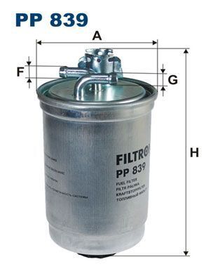 YAKIT FİLTRESİ 1Y-1Z-AAB-ACV-ABL-AFN-AGR-ALH-AVF 1,9 D-1,9 TD-1,9 TDI-2,4 D-2,5 TDI VW GOLF III-IV BORA PASSAT POLO LT35 T4 CADDY II 91/03